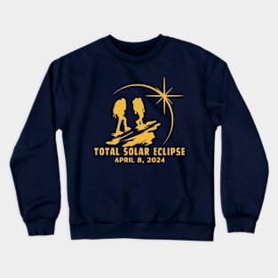 Total Solar Eclipse Hiking Crewneck Sweatshirt